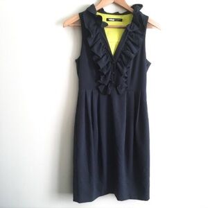 Andrew Marc | Graphite Ruffled Dress